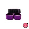 Collier et menottes réversibles Noir Violet Ouch! Collier et menottes réversibles Noir Violet Ouch!
