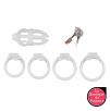 Cage de chasteté Skelly L 11 x 3.6cm Blanche Cage de chasteté Skelly L 11 x 3.6cm Blanche