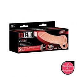 Gaine de pénis + masturbateur Extendor 7 - 16 x 4.5cm