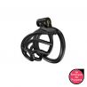 Cage de chasteté Tortille 6 x 3.4 cm S Noire pas cher