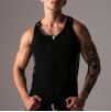 Débardeur ZIPPER VEST Noir-Blanc Débardeur ZIPPER VEST Noir-Blanc