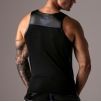 Débardeur ZIPPER VEST Noir-Bleu Débardeur ZIPPER VEST Noir-Bleu