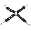 Noeud BDSM en cuir avec crochets Noeud BDSM en cuir avec crochets
