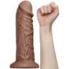 Gode vibrant Chubby Dildo 23 x 6.5 cm Marron