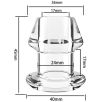 Plug Tunnel avec bouchon Inpull S 4 x 3.6cm Plug Tunnel avec bouchon Inpull S 4 x 3.6cm