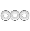 Pack de 3 mini cockrings Oxballs transparents Pack de 3 mini cockrings Oxballs transparents
