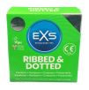 Préservatifs texturés Ribbed & Dotted x3 Préservatifs texturés Ribbed & Dotted x3