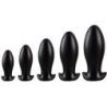 Plug Drakar Egg XL 16.5 x 7.3cm Noir