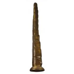 Gode long Monster RattleSnake 45 x 5.5cm Doré pas cher