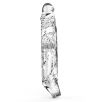 Gaine de pénis transparente Get Real XL 20 x 4cm Gaine de pénis transparente Get Real XL 20 x 4cm