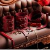 Kit BDSM 11 Pièces Clarissa Rouge Kit BDSM 11 Pièces Clarissa Rouge