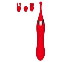 Stimulateur de clitoris Onax Double Pulse Rouge