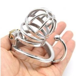 Cage de chasteté en métal Hooky 7.5 x 3.3cm