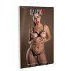 Ensemble Soutien-Gorge String Open Cup Noir Ensemble Soutien-Gorge String Open Cup Noir