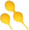 Boules de Kegel en silicone Balls Training Jaunes Boules de Kegel en silicone Balls Training Jaunes