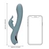 Vibro Rabbit Fingering Motion 23 cm Gris Vibro Rabbit Fingering Motion 23 cm Gris
