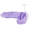Gode Crystal Clear 19 x 4.5cm Violet