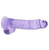 Gode Crystal Clear 19 x 4.5cm Violet