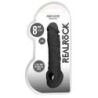 Gaine de pénis Realrock Curve 17 x 4.5cm Noire