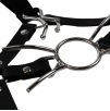 Bâillon avec Crochet nasal Gag Cross noir Bâillon avec Crochet nasal Gag Cross noir