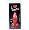 Plug Classic S I Love Butt 11 x 4.3 cm Rouge Plug Classic S I Love Butt 11 x 4.3 cm Rouge