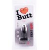Plug Slim S I Love Butt 8.5 x 3 cm Noir Plug Slim S I Love Butt 8.5 x 3 cm Noir