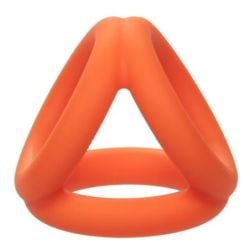 Ballstretcher en silicone Alpha Tri-Ring 38 mm Orange