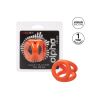 Ballstretcher en silicone Alpha Tri-Ring 38 mm Orange Ballstretcher en silicone Alpha Tri-Ring 38 mm Orange