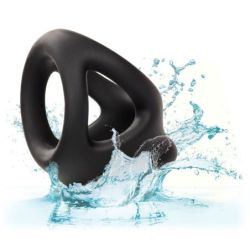 Ballstretcher en silicone Alpha Dual 37 mm Noir