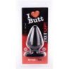 Plug Fat M I Love Butt 14 x 7.5 cm Noir