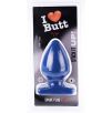 Plug Spade L I Love Butt 15 x 9 cm Bleu Plug Spade L I Love Butt 15 x 9 cm Bleu