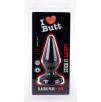 Plug Classic M I Love Butt 13 x 5.3 cm Noir Plug Classic M I Love Butt 13 x 5.3 cm Noir
