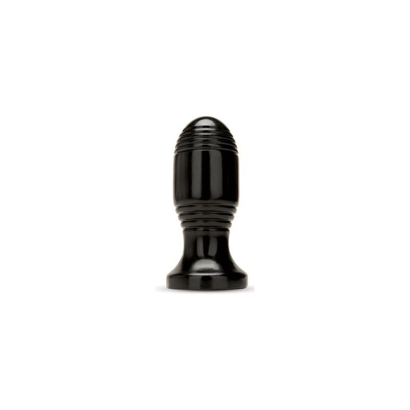 Plug Ribbed Plug 10.5 x 5 cm Noir pas cher