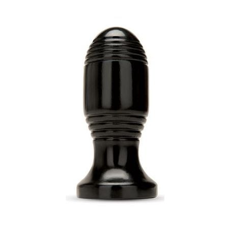 Plug Ribbed Plug 10.5 x 5 cm Noir pas cher