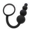 Cockring Plug anal Beads Ring 8.5 x 3.5 cm Noir Cockring Plug anal Beads Ring 8.5 x 3.5 cm Noir