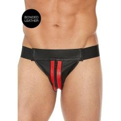 Jockstrap avec fermeture devant Rouge Ouch