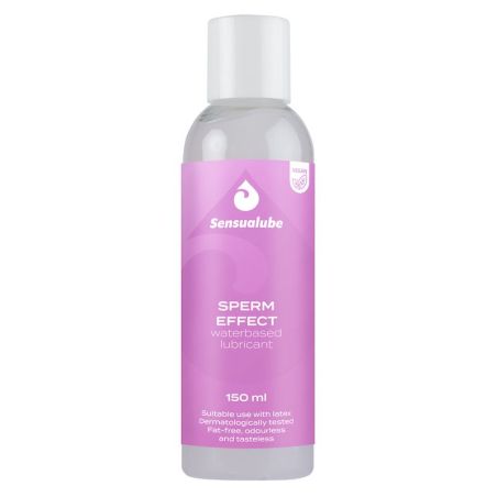 Lubrifiant Aspect Sperme SENSUALUBE SPERM EFFECT 150ml pas cher