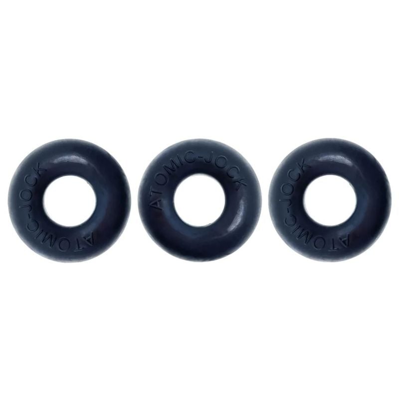 Pack de 3 Cockrings Do-Nut 1 20 mm Noirs