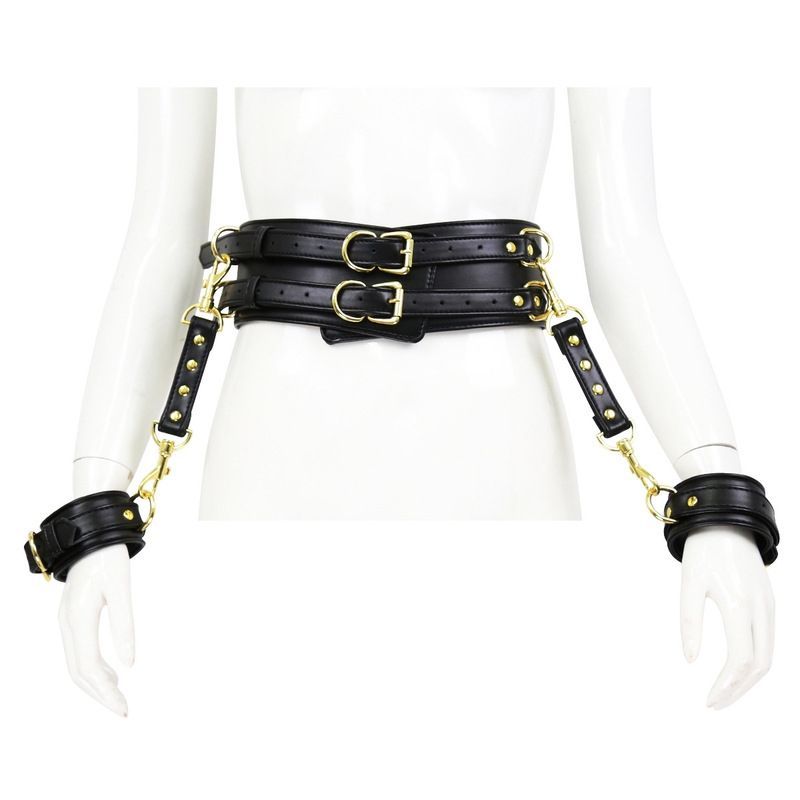 Ceinture avec liens Poignets Belt Wrist Noire Ceinture avec liens Poignets Belt Wrist Noire
