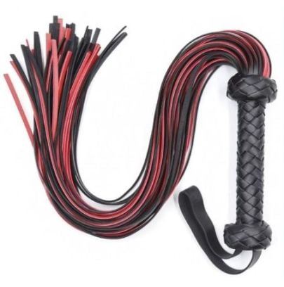 Martinet Lofy Whip 65cm Noir-Rouge