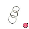Lot de 3 cockrings en métal Lot de 3 cockrings en métal
