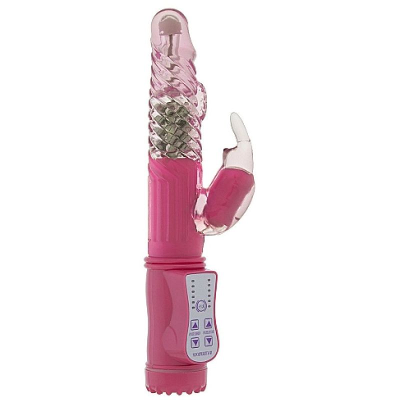 Vibro rabbit rotatif Vibe Coin 23cm Rose Vibro rabbit rotatif Vibe Coin 23cm Rose