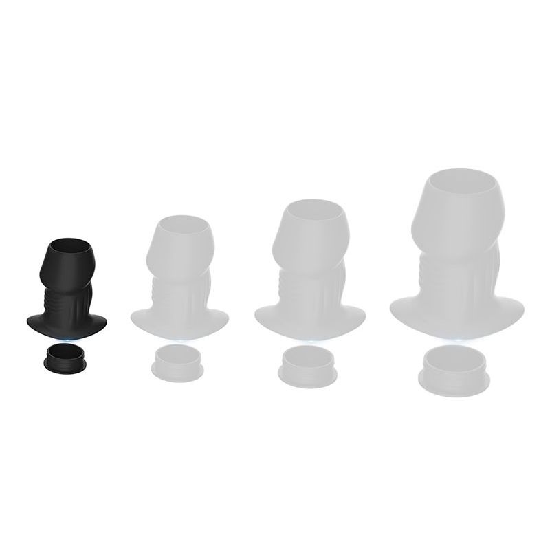 Plug Tunnel avec Bouchon Euhlo S 5 x 3.5cm Noir Plug Tunnel avec Bouchon Euhlo S 5 x 3.5cm Noir