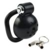 Cage Round Lock 4 x 3.5 cm Noire Cage Round Lock 4 x 3.5 cm Noire