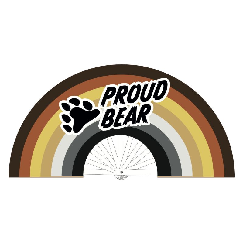 Eventail géant 60cm PROUD BEAR Eventail géant 60cm PROUD BEAR