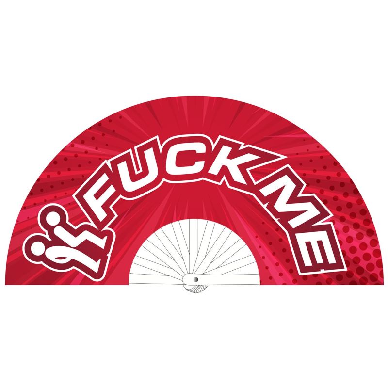 Eventail géant 60cm F*CK ME Eventail géant 60cm F*CK ME