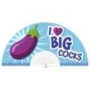 Eventail géant 60cm I LOVE BIG C*CKS Eventail géant 60cm I LOVE BIG C*CKS
