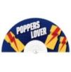 Eventail géant 60cm POPPERS LOVER Eventail géant 60cm POPPERS LOVER