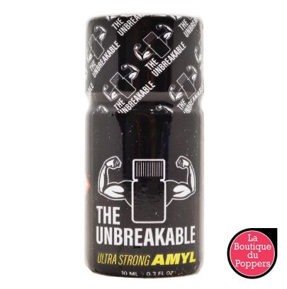 Poppers The Unbreakable Amyl 10ml sur la boutique du poppers