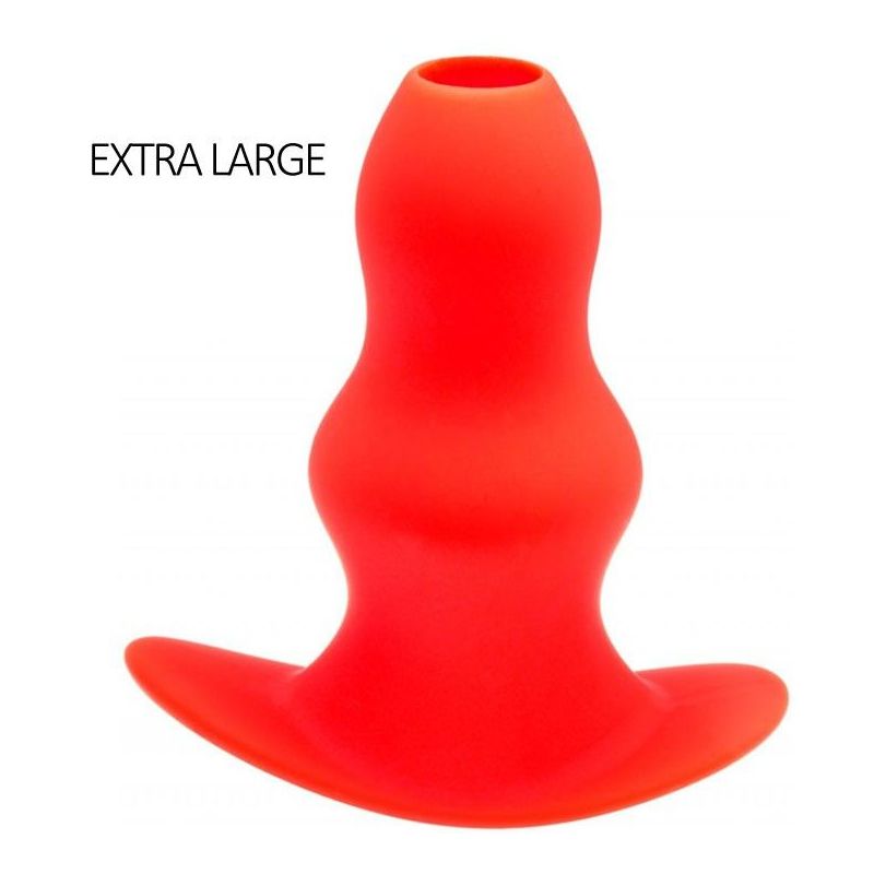 Plug Tunnel Stretch Rouge Extra large 16 x 7.5cm Plug Tunnel Stretch Rouge Extra large 16 x 7.5cm